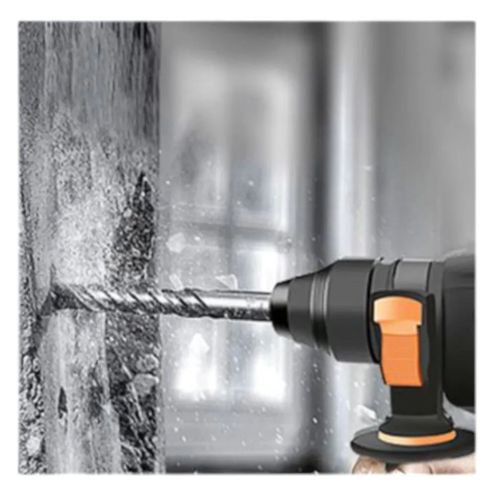 Broca para martillo eléctrico doble ranura recta de cuatro filos 160 × 100 × 8 mm Q&X