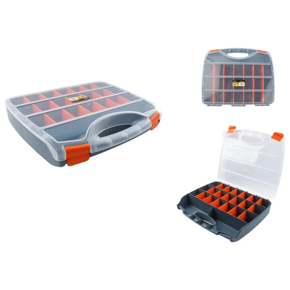 Caja de herramientas con compartimentos G-380 (38317 cm) Q&X