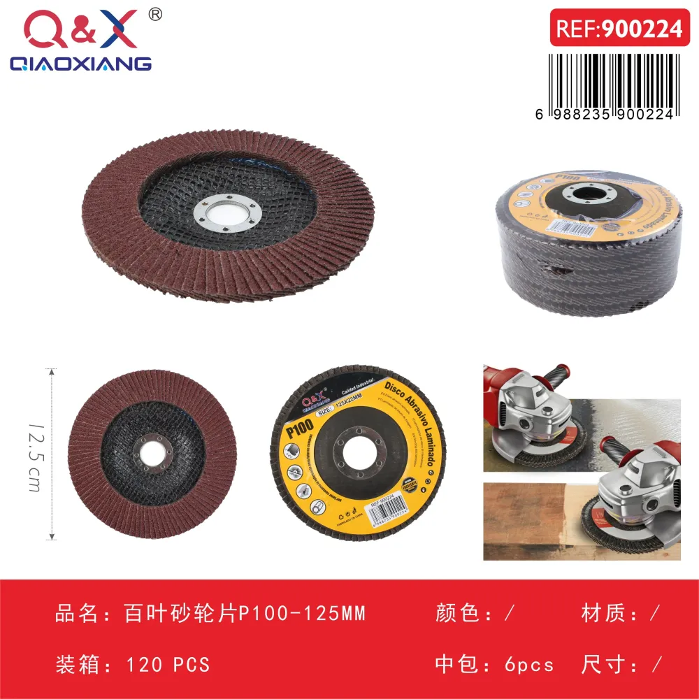 Disco flap abrasivo grano P100 125 mm Q&X