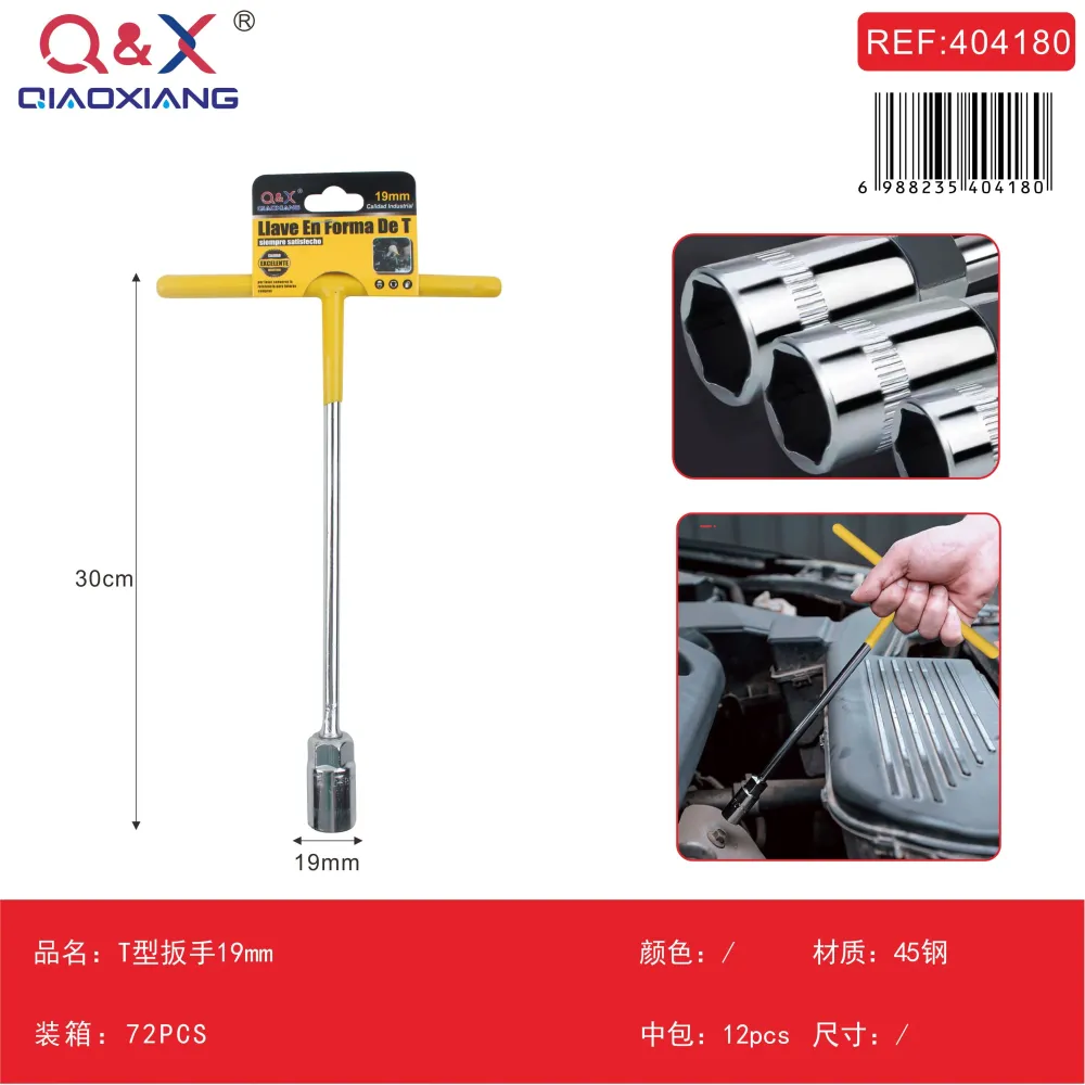 Llave en T 19 mm Q&X