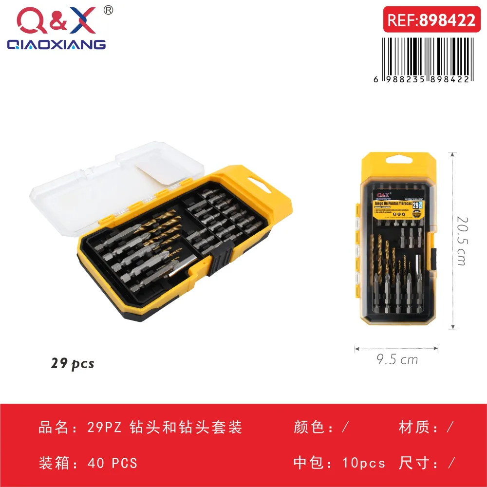 Set de brocas 29 pcs Q&X