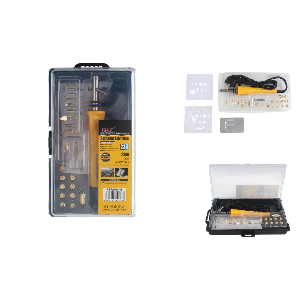 Set 23 pcs cautín eléctrico para grabado 30 W Q&X