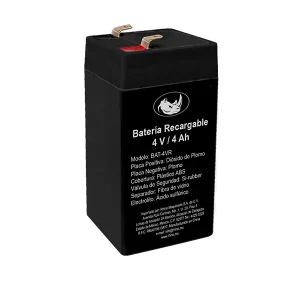 Bateria Recargable 4V / 4Ah Rhino BAT-4VR
