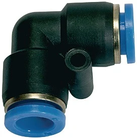Conector en L RIEGLER serie azul 6 mm ( 4163000445 )