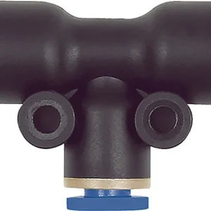 Conector en T RIEGLER serie azul 2 x 10 / 1 x 8 mm (4588881682)