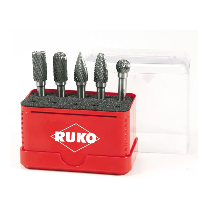 RUKO Juego de fresas mango Ø 6 mm 5 piezas ( 8000421357 )