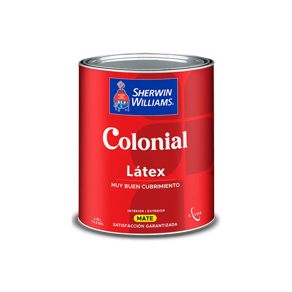 COLONIAL STYLE LATEX MATE BASE EXTRA WHITE 1/4' sherwin williams