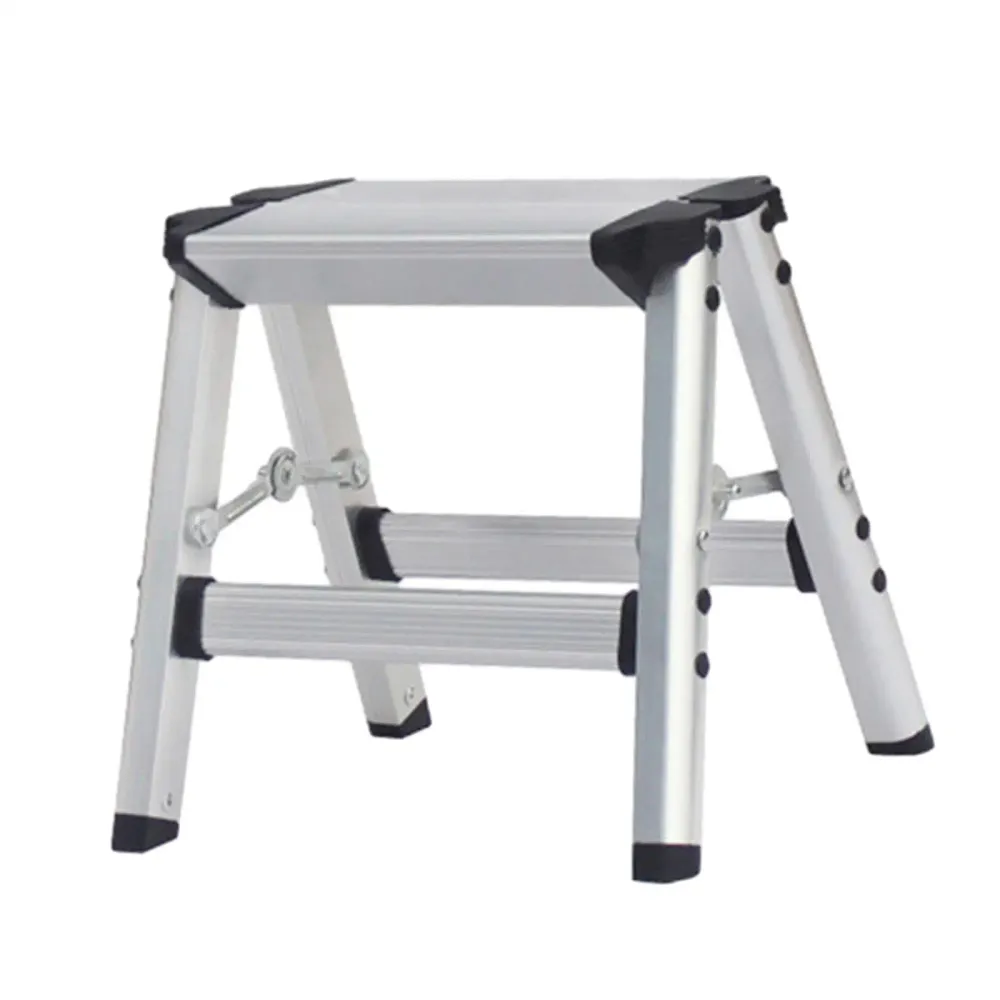 Escalera plegable que ahorra espacio, multifuncional, antideslizante, ligera, duradera, práctica para el hogar, cocina, ti...