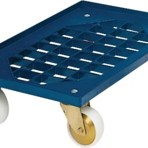 Carro para cajas ( 9000444232 ) Capacidad de carga 250 kg Neumáticos de polímero Plástico ABS azul Sonstige