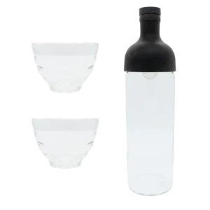 Set Hario: Botella Cold Brew + 2 cuencos Blanco Soy Té
