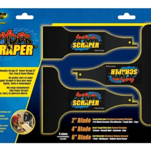 Raspadores de acero al carbono Spyder de 2, 4 y 6 pulgadas (paquete de 3) - Oferta de la semana