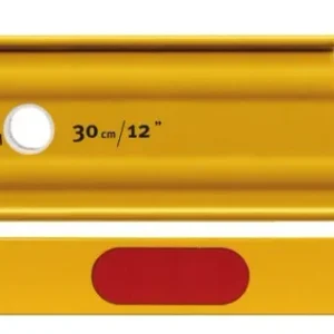 Stabila 196769 - Nivel burbuja con base magnética 80ASM de 30 cm.