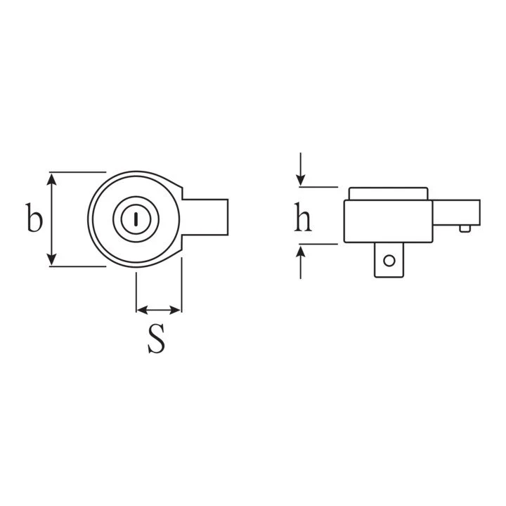 STAHLWILLE Carraca de vaso 735/10 1/2 ″ 9 x 12 mm ( 4000826584 )