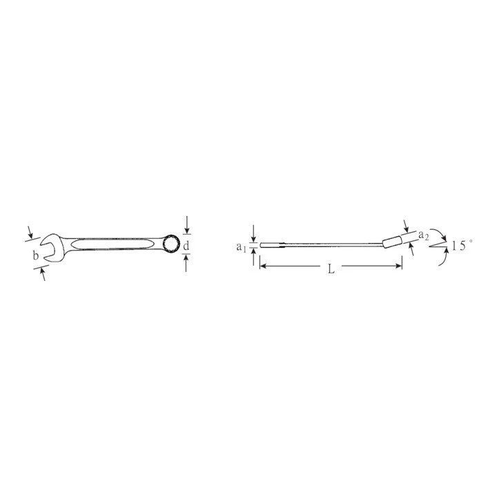 STAHLWILLE Llave combinada OPEN BOX 13 SW 55 mm Longitud 560 mm ( 4000826029 )