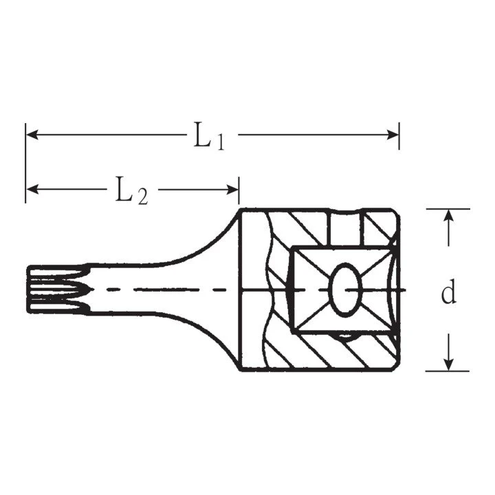 Taco STAHLWILLE 44 KTX 1/4 ″ TX ( 4000826239 )