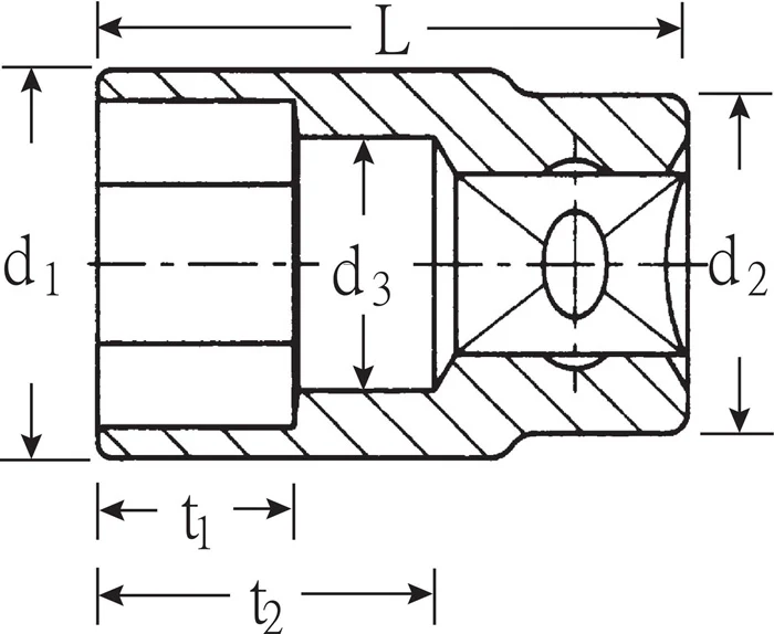 Toma Stahlwille 456 7 ( 8000334535 ) 3/8 ″ hexagonal longitud 24 mm