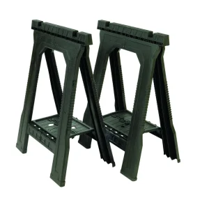 Caballete plegable Stanley de 32" de alto x 22-1/2" de ancho x 5" de profundidad, capacidad de 800 lb, 2 piezas - Oferta d...