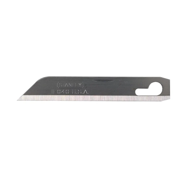 Hoja de repuesto extra resistente de acero inoxidable Stanley de 2-9/16" de largo, 1 ud. (paquete de 10) - Oferta de la se...