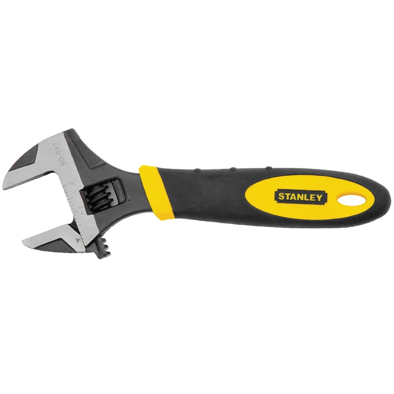 Llave ajustable Stanley métrica y SAE de 7 pulg. de largo, 1 pieza - Caja abierta