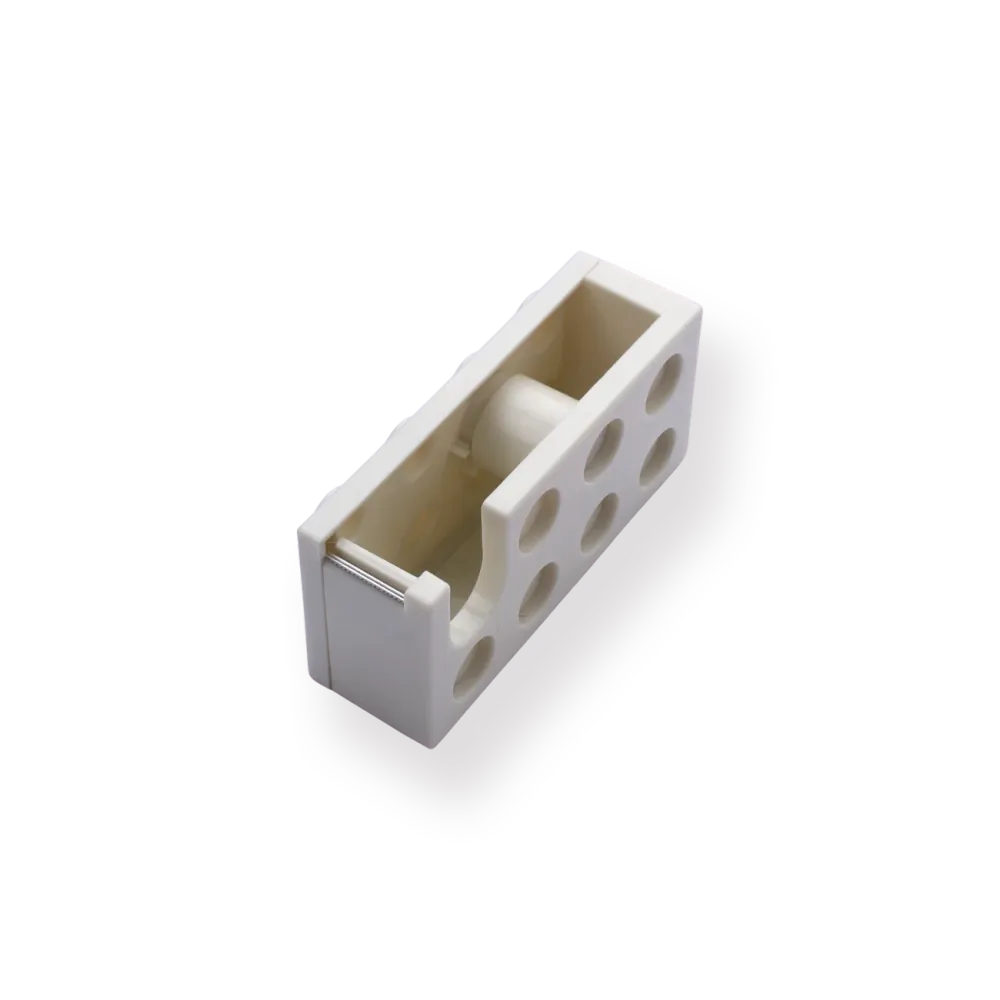 Dispensador de cinta adhesiva para bloques de construcción - Blanco Stationery Pal