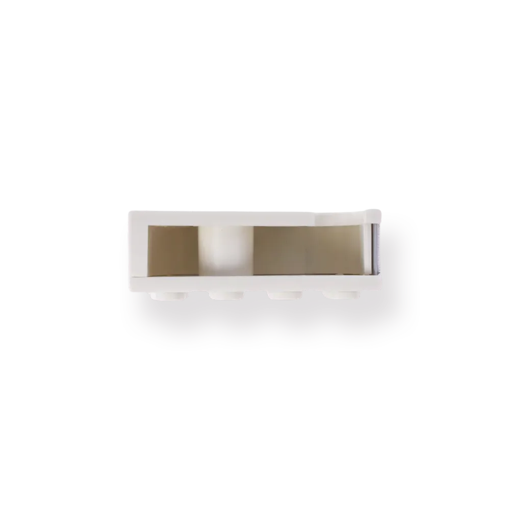 Dispensador de cinta adhesiva para bloques de construcción - Blanco Stationery Pal