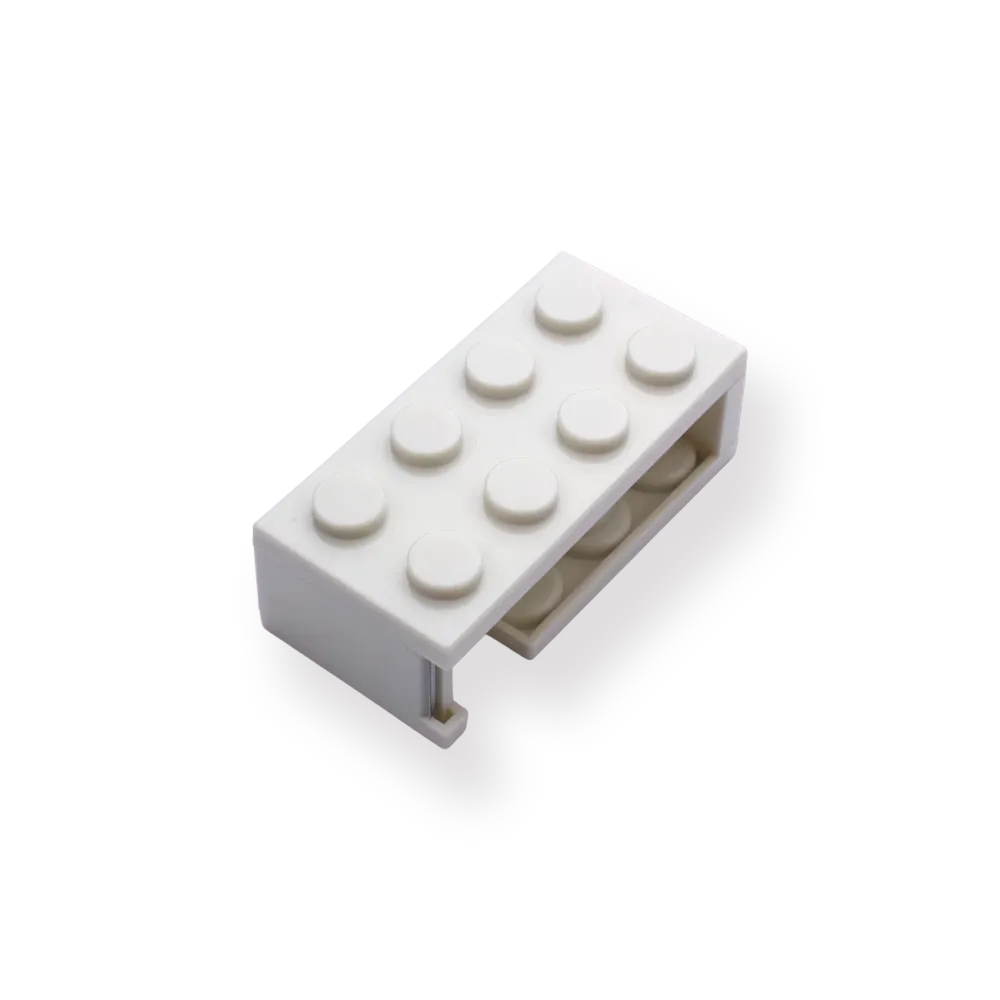 Dispensador de cinta adhesiva para bloques de construcción - Blanco Stationery Pal