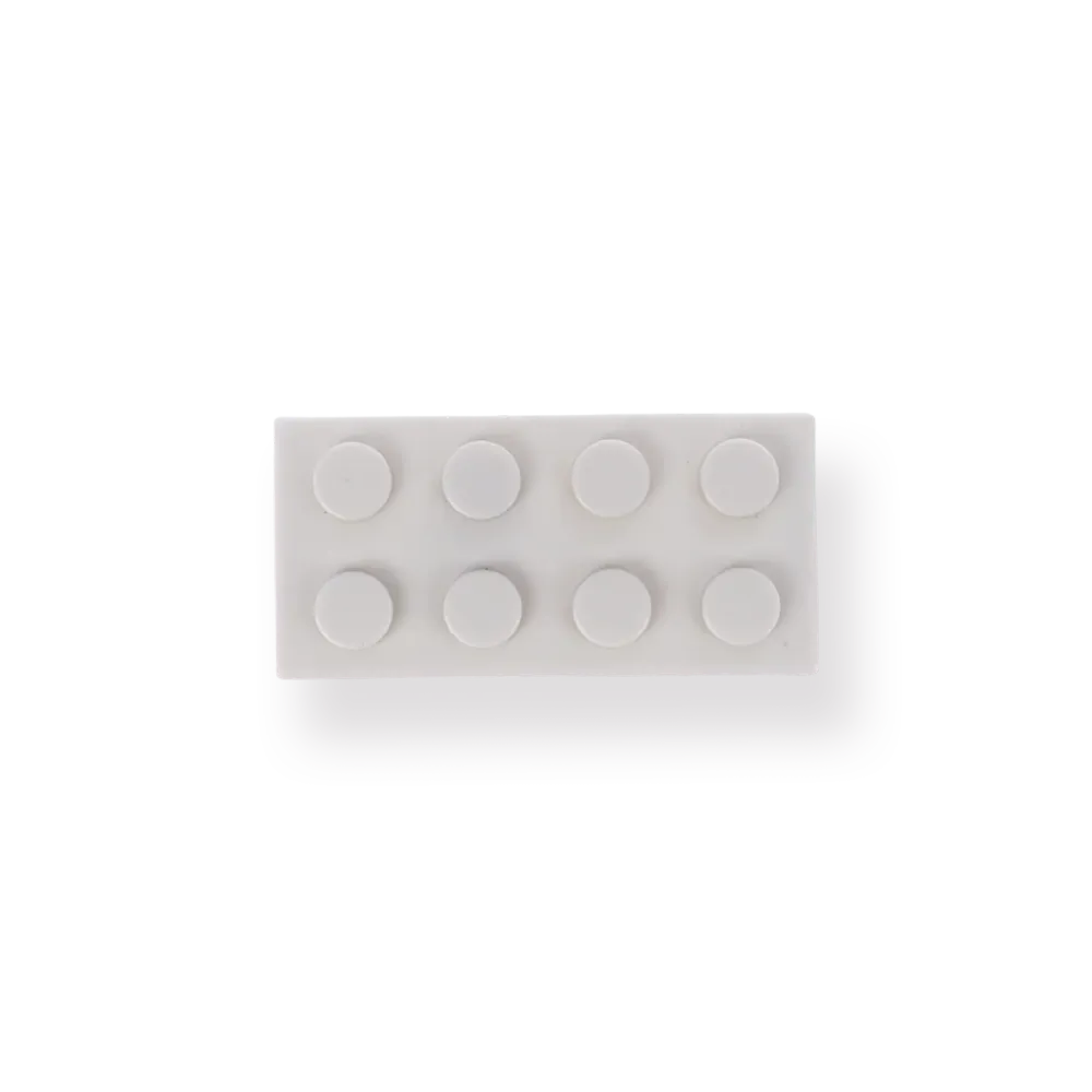Dispensador de cinta adhesiva para bloques de construcción - Blanco Stationery Pal