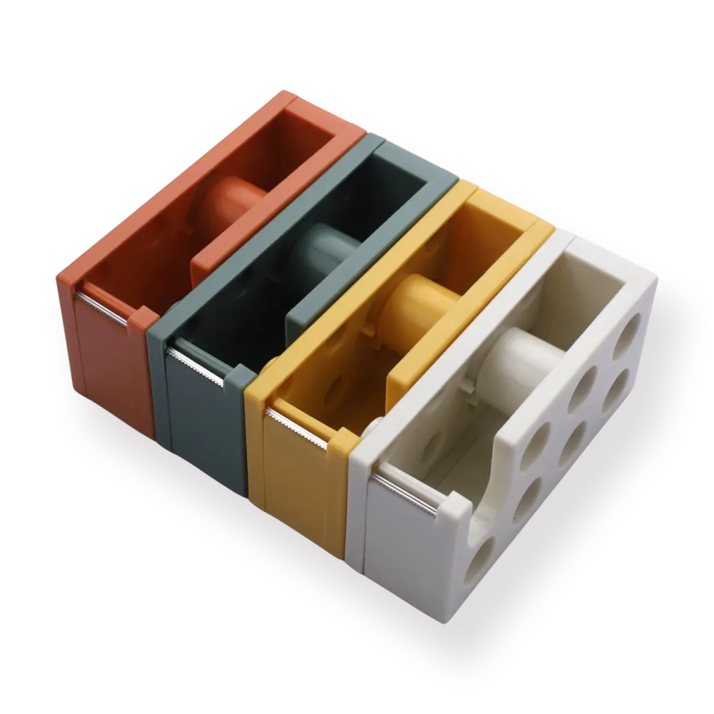 Dispensador de cinta adhesiva para bloques de construcción - Blanco Stationery Pal