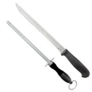Pack Económico Cuchillo + Chaira STEEL BLADE SL.