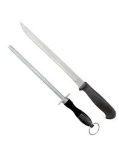 Pack Económico Cuchillo + Chaira STEEL BLADE SL.