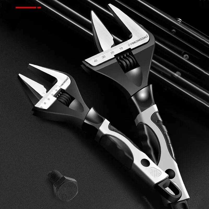 Llave inglesa ajustable, llave Universal, llave de apertura, herramientas manuales para el hogar, multiherramienta de 6 pu...