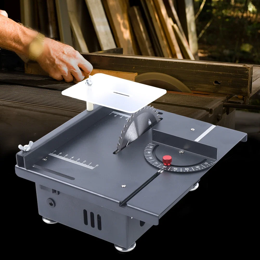 Mini Sierra de mesa eléctrica para el hogar, sierras de banco pequeñas, sierra de escritorio, modelo PCB, herramienta de c...