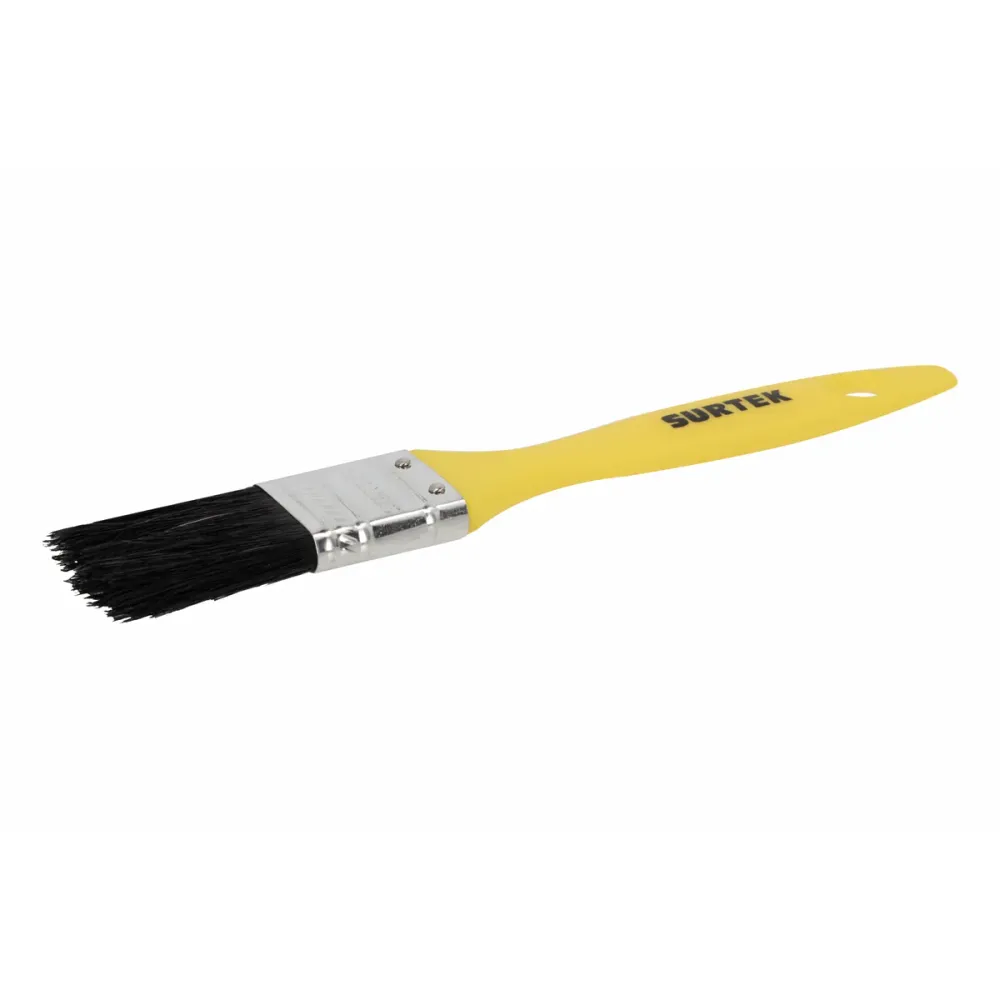 Brocha de cerdas naturales con mango plástico 1" Surtek