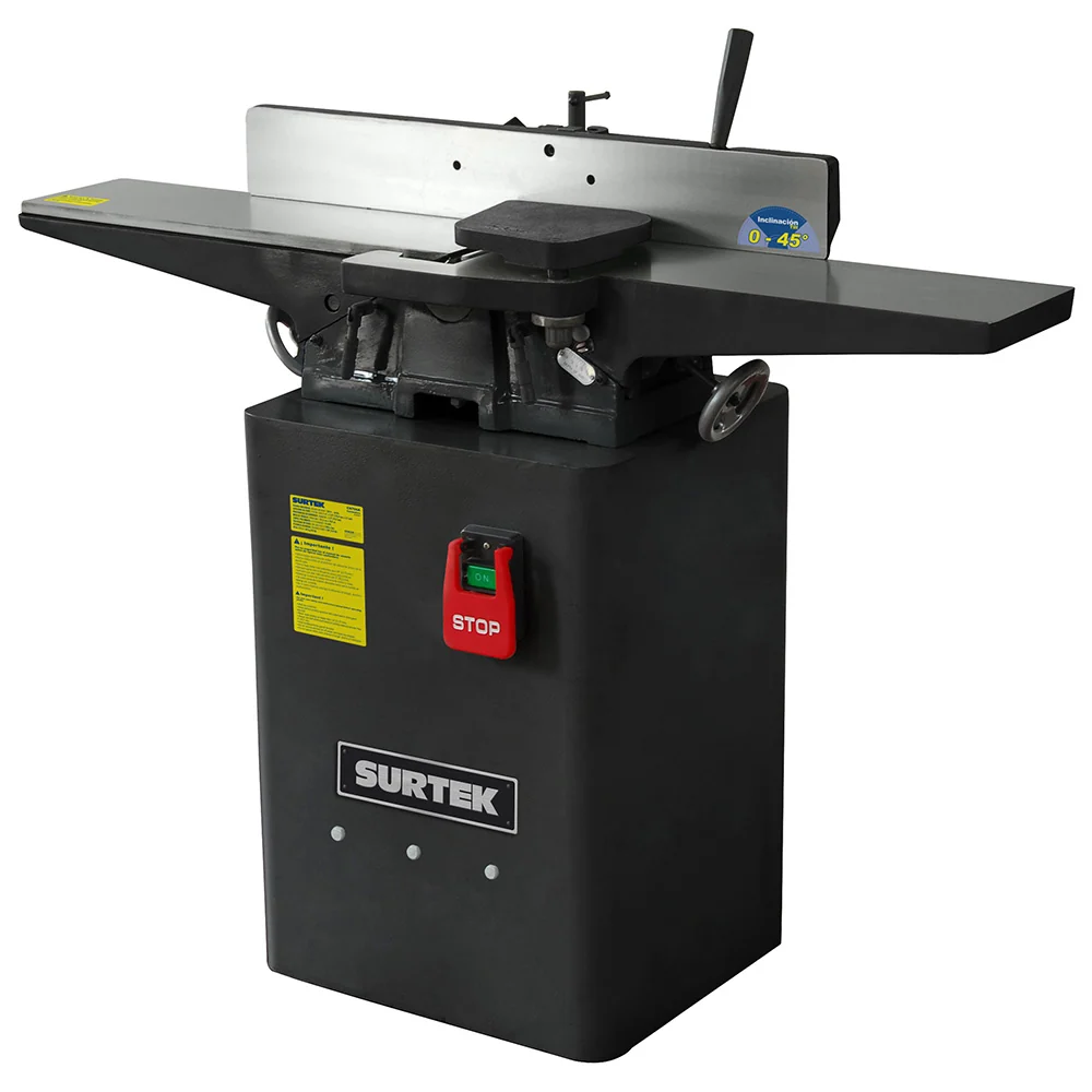 Canteadora 6" 750 W 120 V, 5200 RPM con guí montada con ajuste de inclinación hasta 45° Surtek