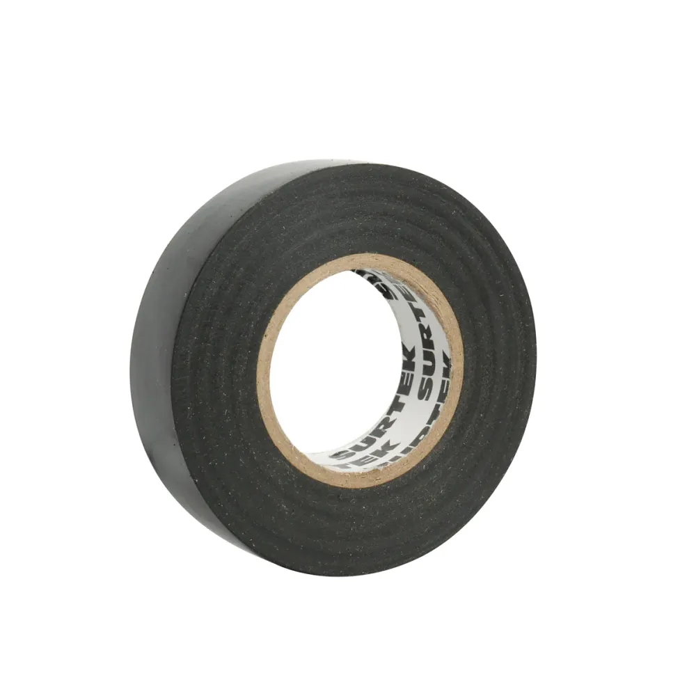 Cinta negra para aislar 19 mm x 9 m Surtek