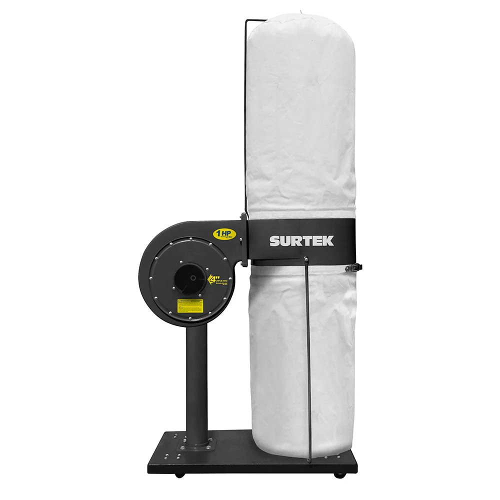 Colector polvo 1HP 4" 1 entrada Surtek.