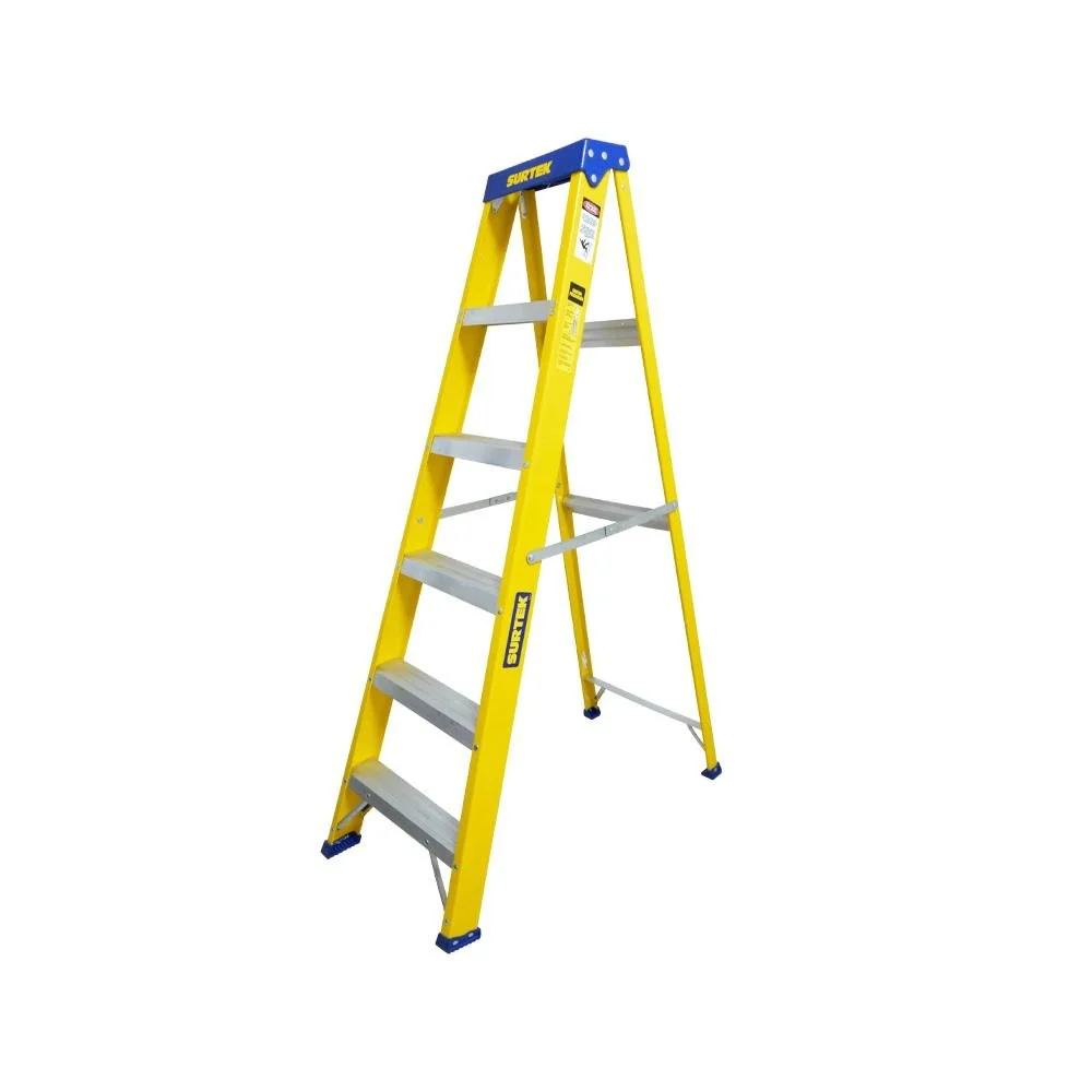Escalera Tijera Fibra De Vidrio 5 Escalones Tipo 2, Surtek