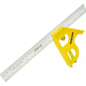 Escuadra Combinacion 12'' Surtek Nivel Trazador Acero