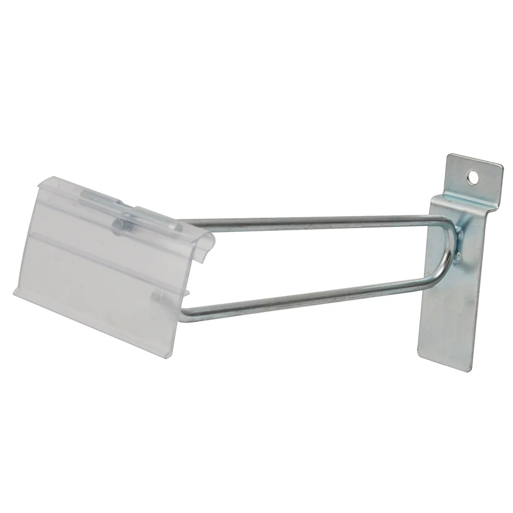 Gancho de panel ranurado con preciador plástico, 4" Surtek