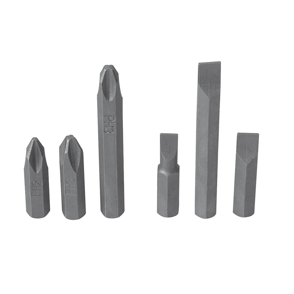 Juego de puntas de impacto combinadas intercambiables para destornillador D10,6 pz en cajP Surtek