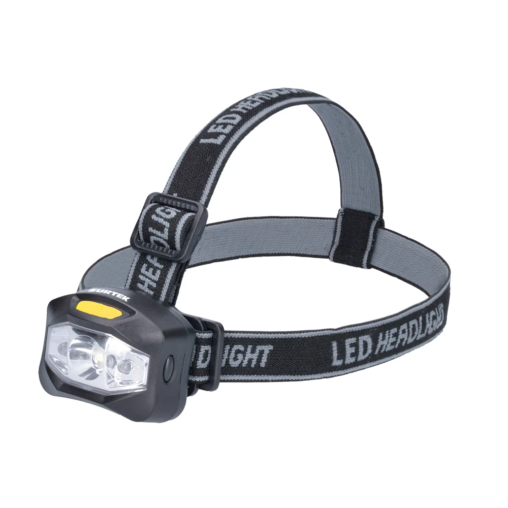 Linterna de LED para cabeza baterías 3 pilas "AAA" de 160 lm Surtek