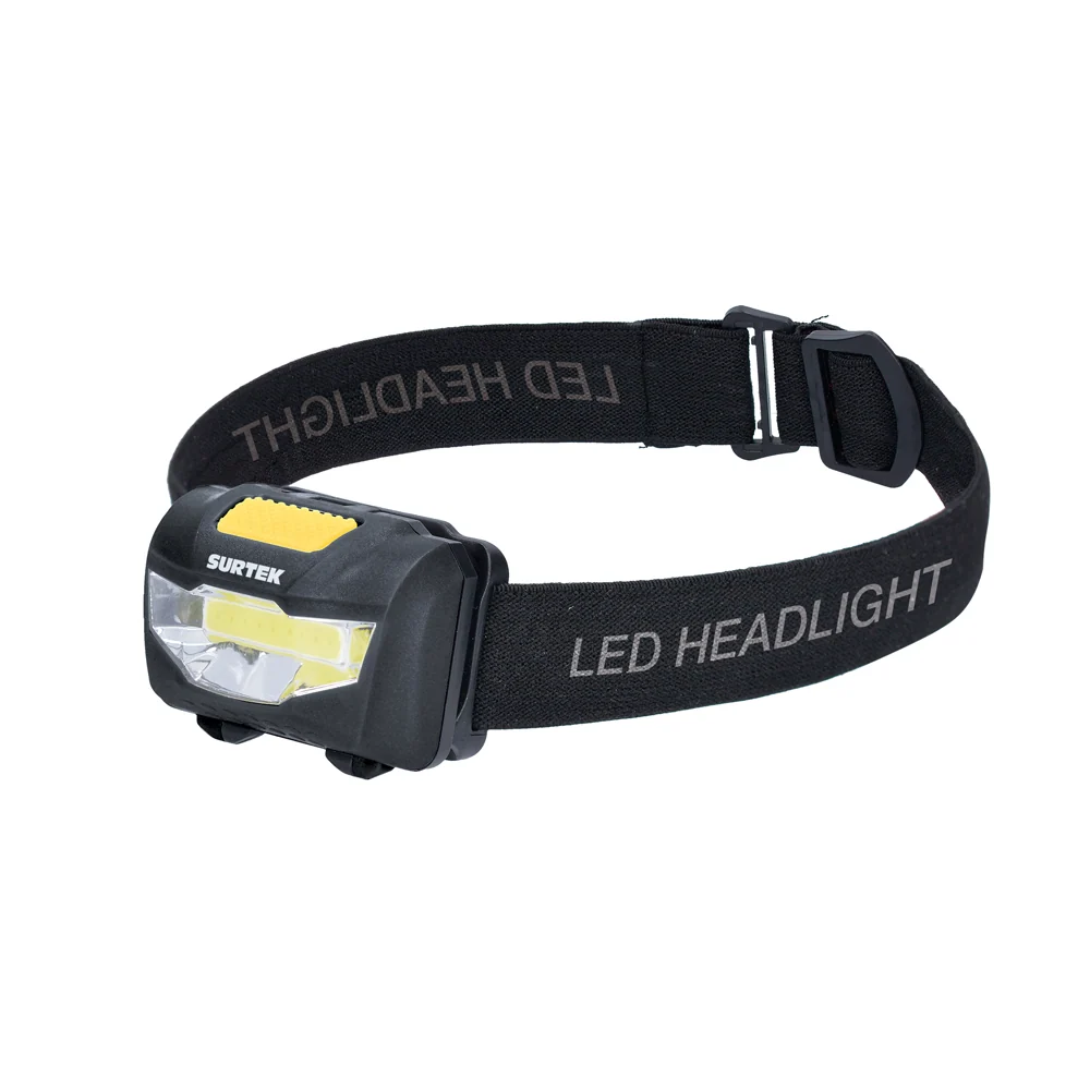 Linterna de LED para cabeza baterías 3 pilas "AAA" de 120 lm Surtek