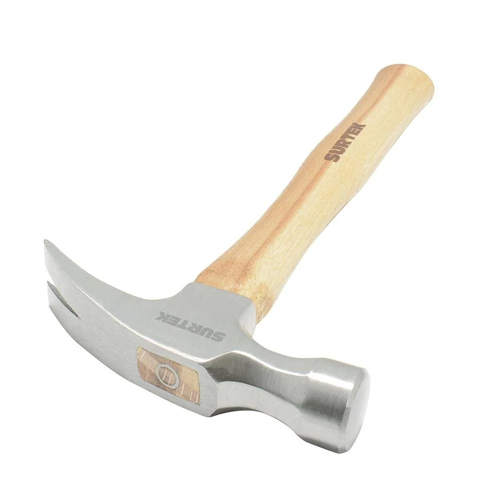 Martillo De Uñ Recta 16oz Boca Pulida Surtek.