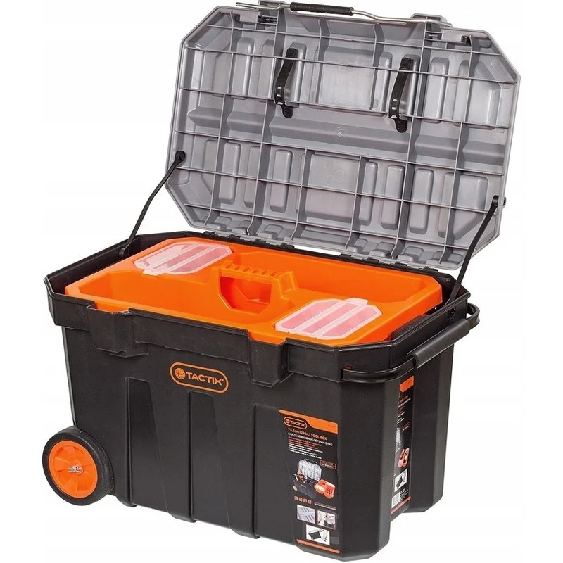 Caja Herramientas Plástica De 29" Con Bandeja Tactix 320314