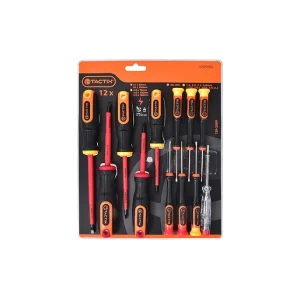 Set Destornillador Electricista 12 Piezas Tactix 205604