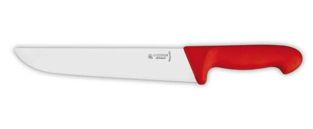 Cuchillo Giesser 4005 R 30 cm ROJO Carnicero. TEOFILO ROSETE, S.L. SOCIEDAD