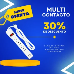 multi contacto extencion electrica mayoreo Tiendas Rk