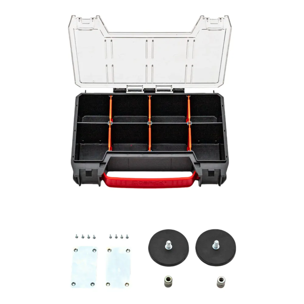 Toolbrothers RHINO Juego de adaptadores magnéticos 1 RHINO Case L / XL / XXL - para la fijación magnética del organizador...
