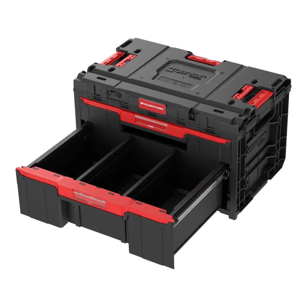 Toolbrothers RHINO XXL Drawer 2 Plus ECO con dos cajones de diferentes tamaños + separadores IP66