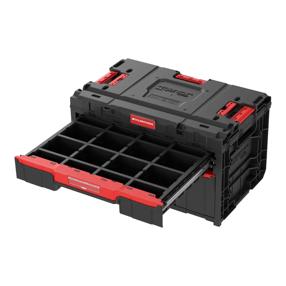 Toolbrothers RHINO XXL Drawer 2 Plus ECO con dos cajones de diferentes tamaños + separadores IP66
